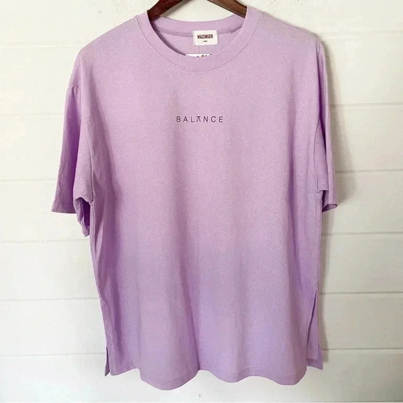 NWT Mazinger Women’s Short Sleeve Crewneck Relaxed Fit Tee T-shirt Size Medium - Picture 1 of 9